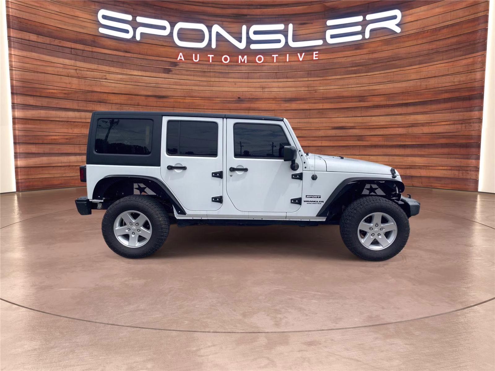 2015 Bright White Clearcoat Jeep Wrangler Sport 4X4 SUV