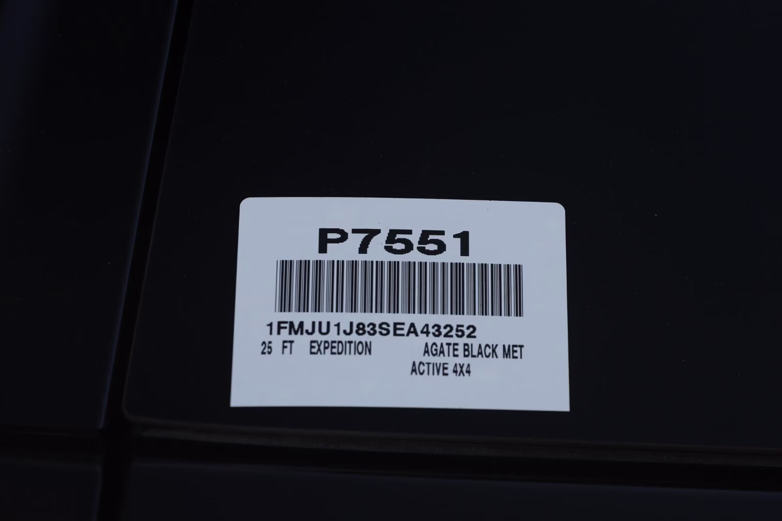 2025 Agate Black Metallic Ford Expedition Active 4X4 SUV