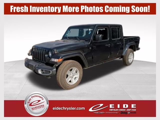 2023 Black Clearcoat Jeep Gladiator Sport S 4X4 Truck