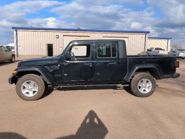 2023 Black Clearcoat Jeep Gladiator Sport S 4X4 Truck