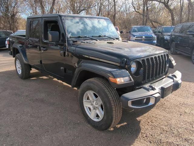 2023 Black Clearcoat Jeep Gladiator Sport S 4X4 Truck