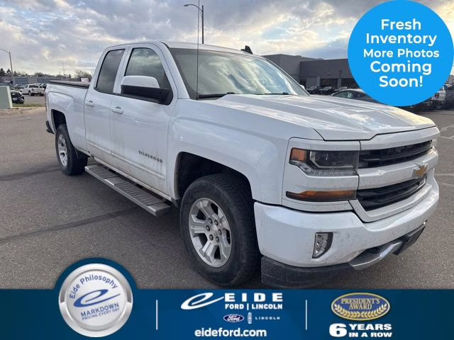 2016 Summit White Chevrolet Silverado 1500 LT 4X4 Truck