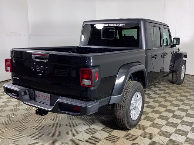 2023 Black Clearcoat Jeep Gladiator Sport S 4X4 Truck