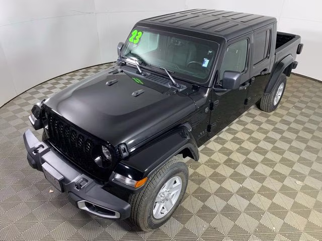 2023 Black Clearcoat Jeep Gladiator Sport S 4X4 Truck