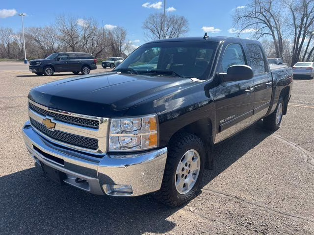 2012 Black Chevrolet Silverado 1500 LT 4X4 Truck