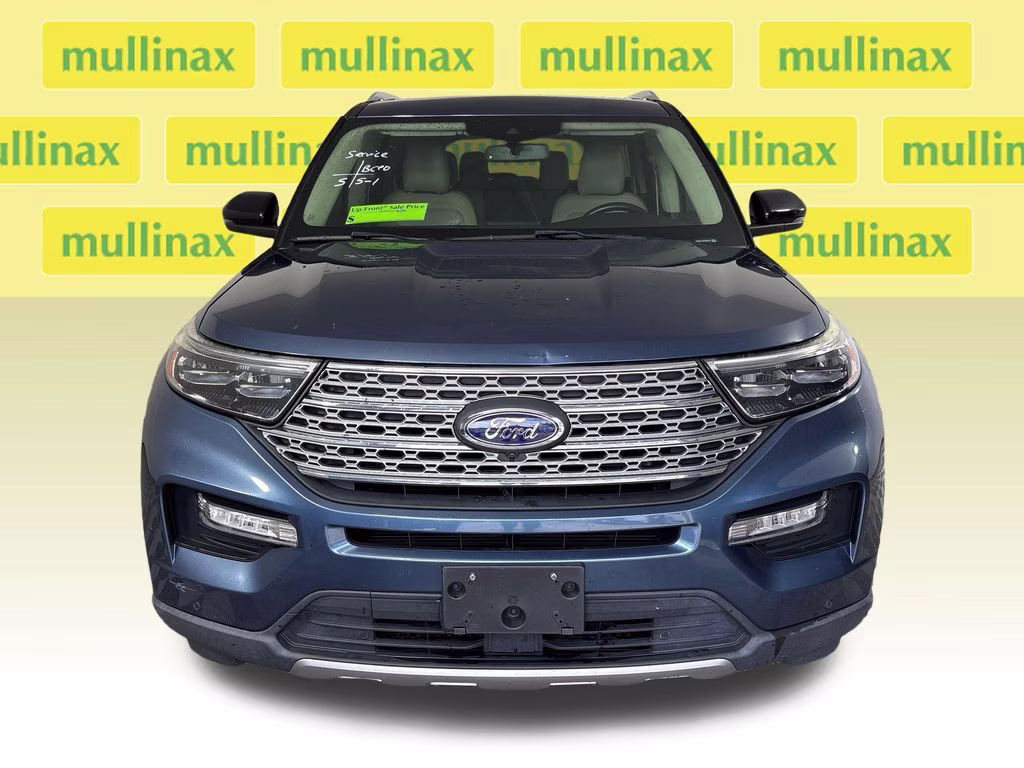 2020 Blue Metallic Ford Explorer Limited RWD SUV