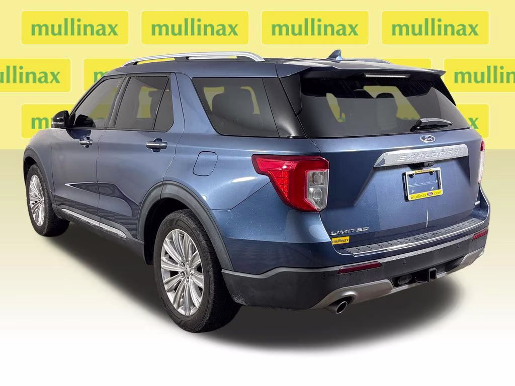 2020 Blue Metallic Ford Explorer Limited RWD SUV