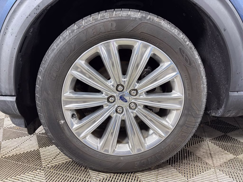 2020 Blue Metallic Ford Explorer Limited RWD SUV