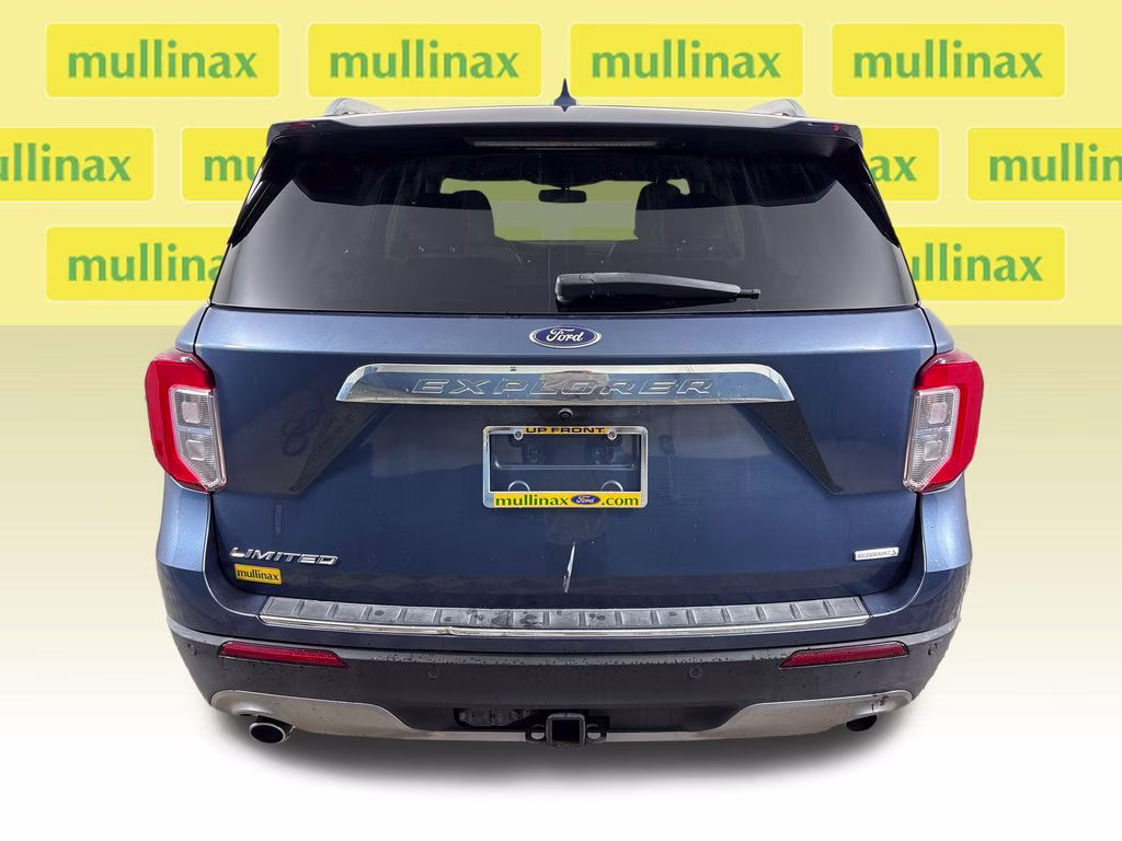 2020 Blue Metallic Ford Explorer Limited RWD SUV