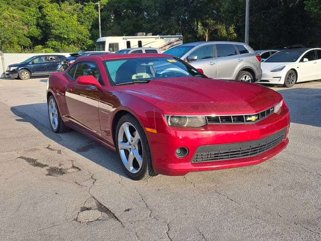 2015 Crystal Red Tintcoat Chevrolet Camaro 1LT RWD Coupe