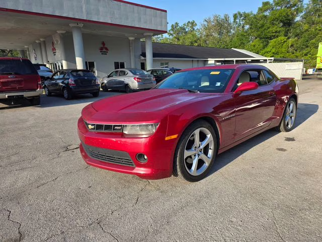 2015 Crystal Red Tintcoat Chevrolet Camaro 1LT RWD Coupe