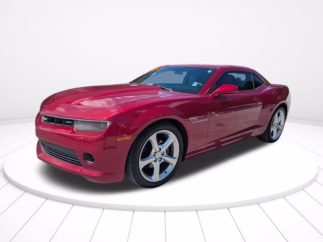 2015 Crystal Red Tintcoat Chevrolet Camaro 1LT RWD Coupe