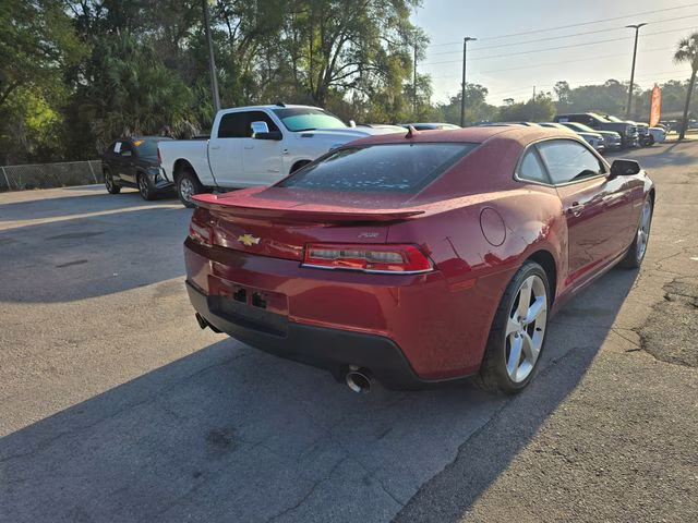 2015 Crystal Red Tintcoat Chevrolet Camaro 1LT RWD Coupe