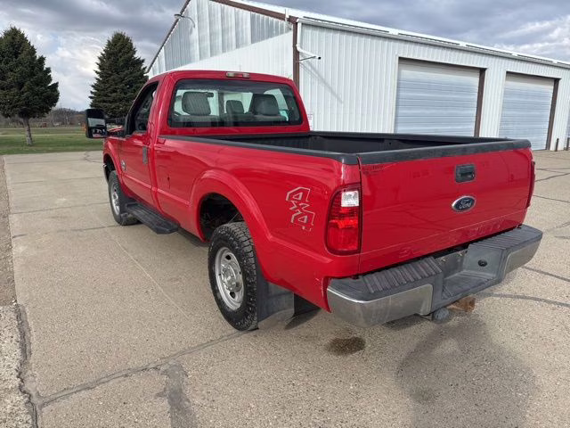 2011 Red Ford Super Duty F-250 SRW XL 4X4 Truck