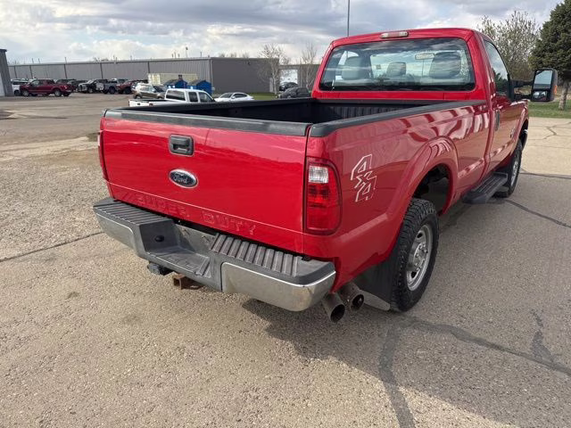 2011 Red Ford Super Duty F-250 SRW XL 4X4 Truck