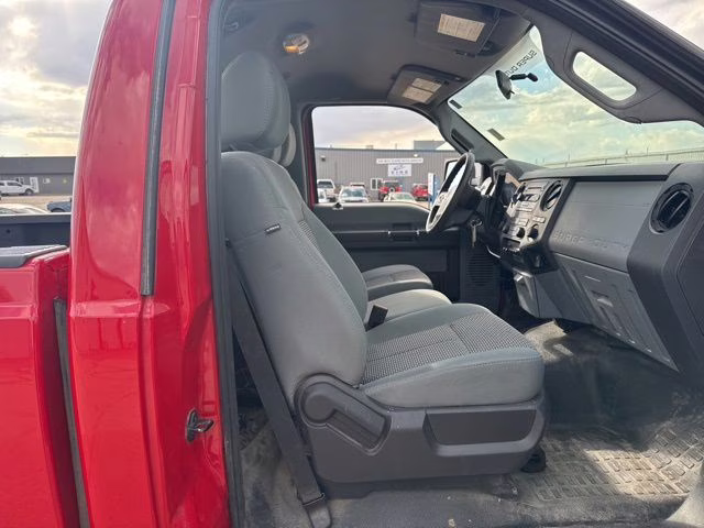 2011 Red Ford Super Duty F-250 SRW XL 4X4 Truck