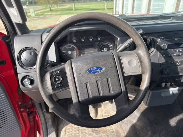 2011 Red Ford Super Duty F-250 SRW XL 4X4 Truck