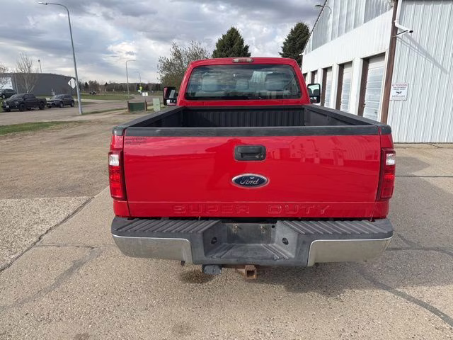 2011 Red Ford Super Duty F-250 SRW XL 4X4 Truck
