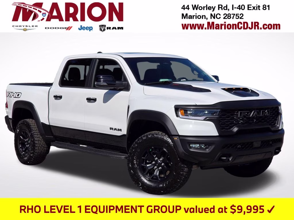 2026 Bright White Clearcoat Ram 1500 RHO 4X4 Truck