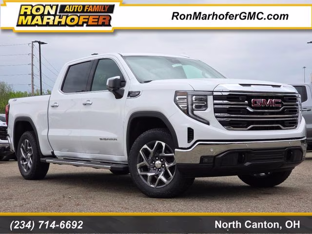 2026 Summit White GMC Sierra 1500 SLT 4X4 Truck