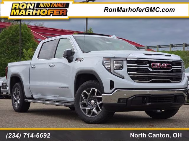 2026 Glacier White Tricoat GMC Sierra 1500 SLT 4X4 Truck