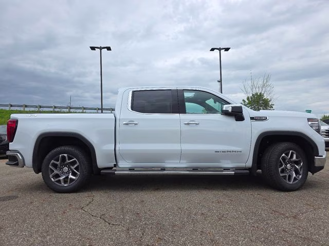 2026 Glacier White Tricoat GMC Sierra 1500 SLT 4X4 Truck