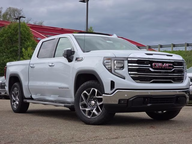 2026 Glacier White Tricoat GMC Sierra 1500 SLT 4X4 Truck