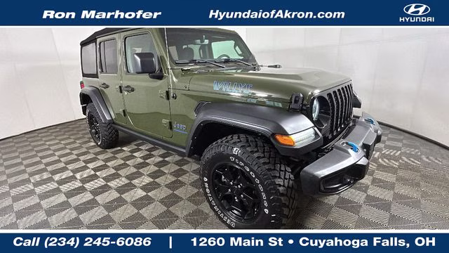 2023 Sarge Green Clearcoat Jeep Wrangler Base 4xe 4X4 SUV