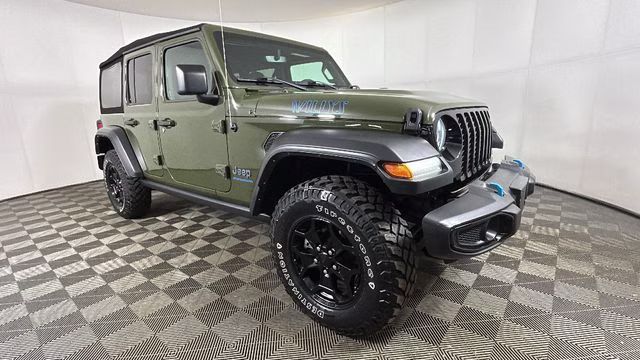 2023 Sarge Green Clearcoat Jeep Wrangler Base 4xe 4X4 SUV