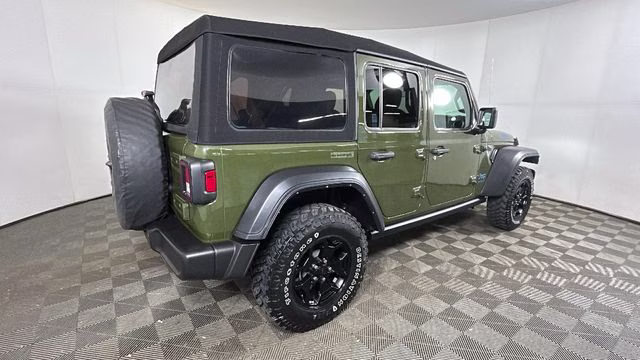 2023 Sarge Green Clearcoat Jeep Wrangler Base 4xe 4X4 SUV
