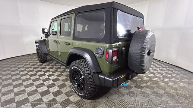 2023 Sarge Green Clearcoat Jeep Wrangler Base 4xe 4X4 SUV