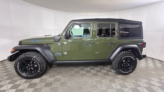 2023 Sarge Green Clearcoat Jeep Wrangler Base 4xe 4X4 SUV