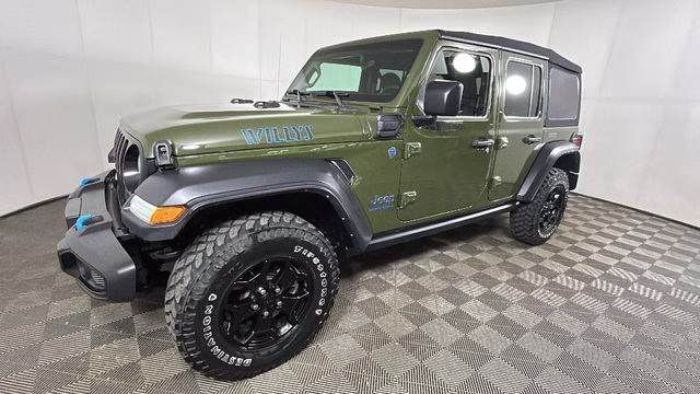 2023 Sarge Green Clearcoat Jeep Wrangler Base 4xe 4X4 SUV