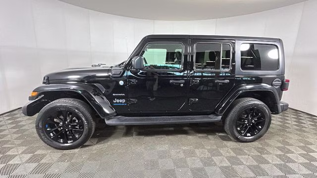 2023 Black Clearcoat Jeep Wrangler Sahara 4xe 4X4 SUV