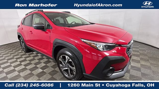 2024 Pure Red Subaru Crosstrek Premium AWD SUV