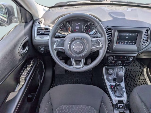 2021 Diamond Black Crystal Pearlcoat Jeep Compass Sport 4X4 SUV
