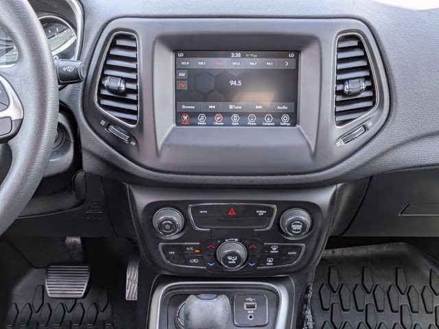 2021 Diamond Black Crystal Pearlcoat Jeep Compass Sport 4X4 SUV