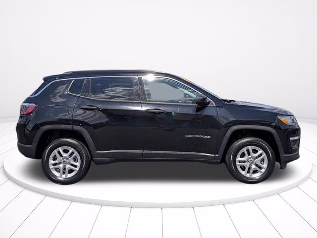 2021 Diamond Black Crystal Pearlcoat Jeep Compass Sport 4X4 SUV