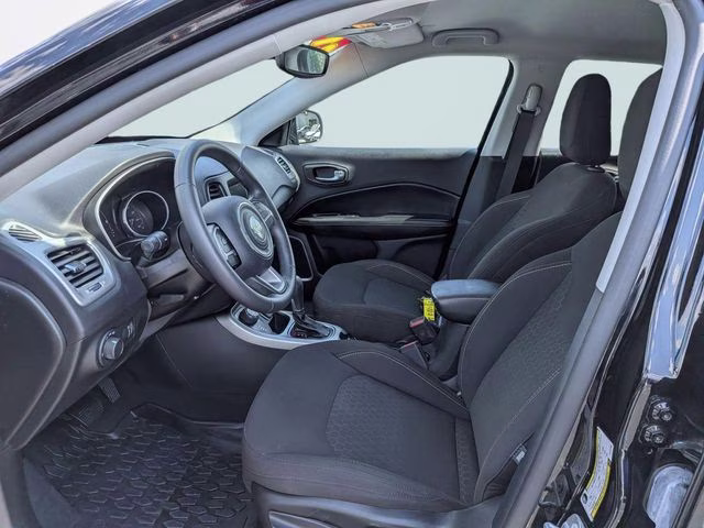 2021 Diamond Black Crystal Pearlcoat Jeep Compass Sport 4X4 SUV