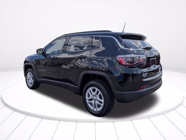 2021 Diamond Black Crystal Pearlcoat Jeep Compass Sport 4X4 SUV