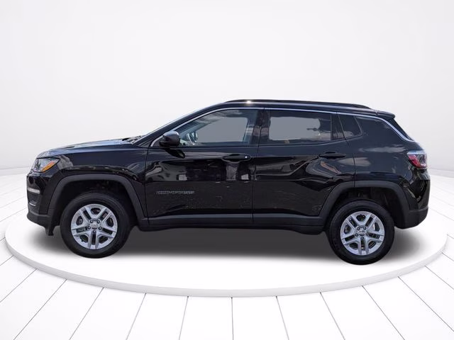 2021 Diamond Black Crystal Pearlcoat Jeep Compass Sport 4X4 SUV