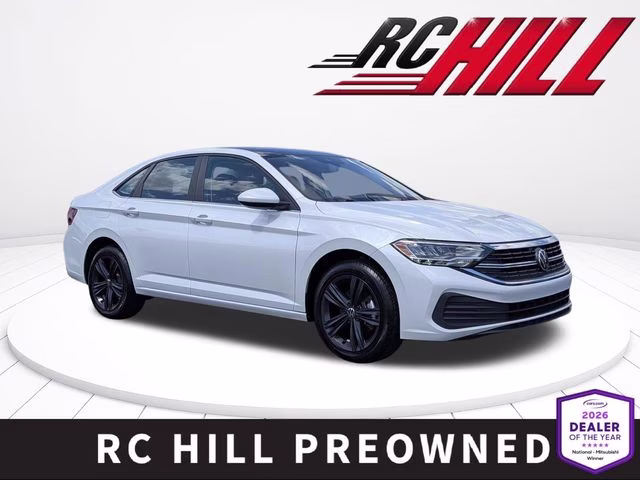 2024 Opal White Pearl Volkswagen Jetta 1.5T SE FWD Sedan