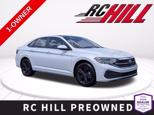 2024 Opal White Pearl Volkswagen Jetta 1.5T SE FWD Sedan
