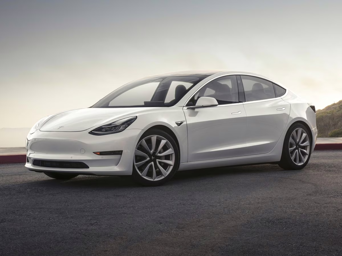 2020 Red Multi-Coat Tesla Model 3 Long Range AWD Sedan