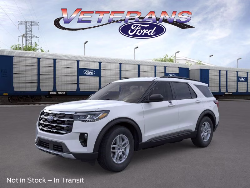 2026 Space White Metallic Ford Explorer Active RWD SUV