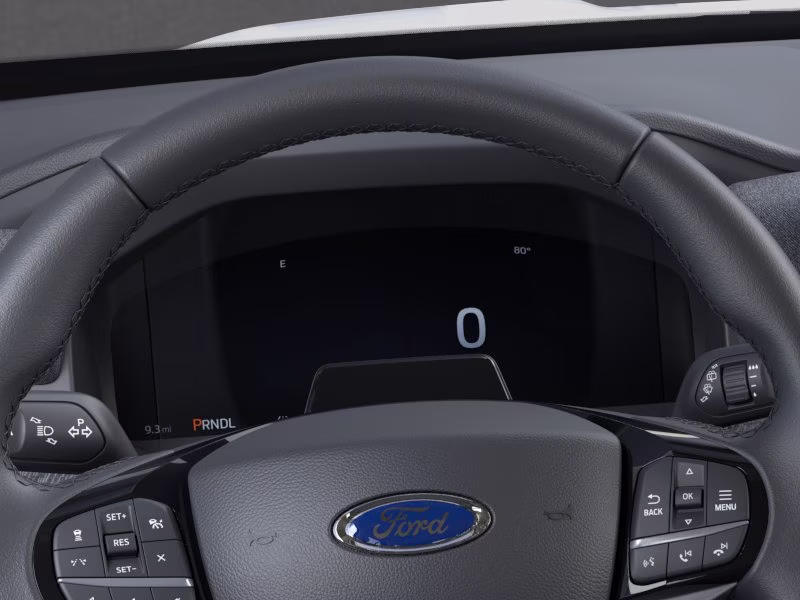 2026 Star White Metallic Tri-Coat Ford Explorer Platinum RWD SUV