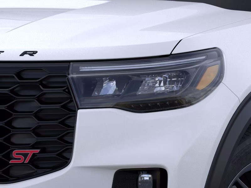 2026 Star White Metallic Tri-Coat Ford Explorer ST 4X4 SUV