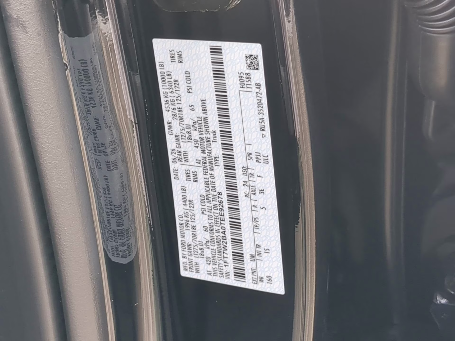 2026 Agate Black Metallic Ford Super Duty F-250 SRW XL Crew Cab Pickup 4X4 Truck