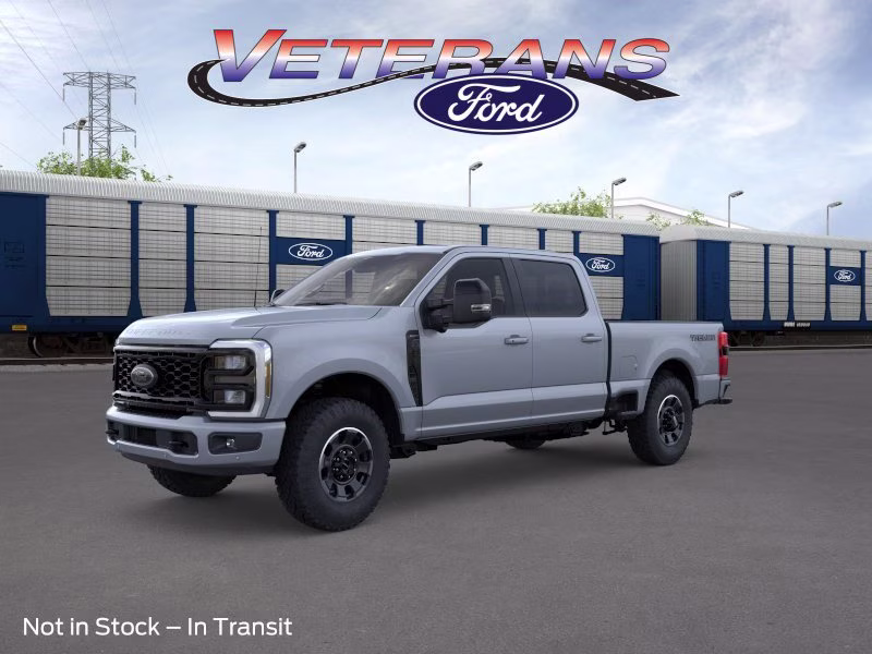 2026 Glacier Gray Metallic Tri-Coat Ford Super Duty F-250 SRW LARIAT Crew Cab Pickup 4X4 Truck