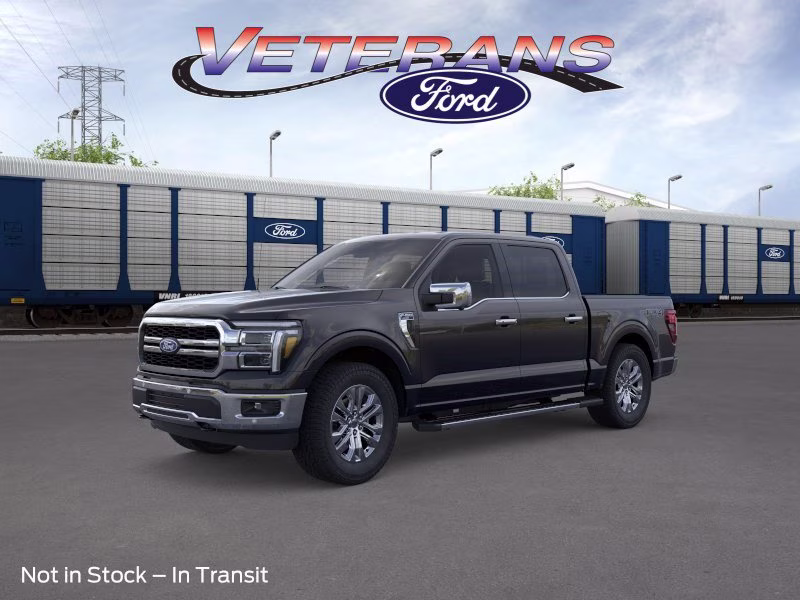 2026 Agate Black Metallic Ford F-150 LARIAT Crew Cab Pickup 4X4 Truck